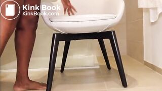 Ebony BBW Shitting POV