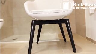 Ebony BBW Shitting POV