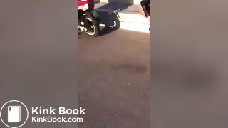 Hot girl shitting in the streets