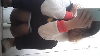 Chinese girl pooping 9