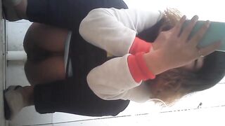 Chinese girl pooping 9