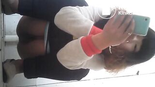 Chinese girl pooping 9