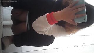 Chinese girl pooping 9