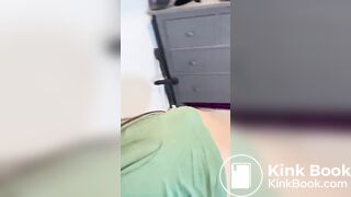 Nerdybeautiful brunette multiple enama and shit