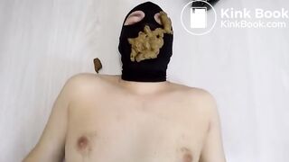 Hot lady shit on toilet slave