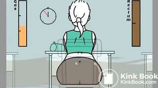 Slut can't hold in her delicious waste anymore~