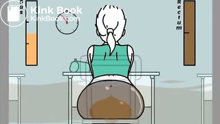 Slut can't hold in her delicious waste anymore~