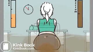 Slut can't hold in her delicious waste anymore~