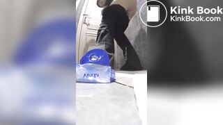 beautiful chinese girl goes to the toilet - video 8