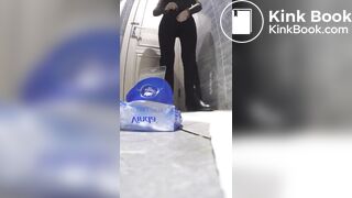 beautiful chinese girl goes to the toilet - video 8