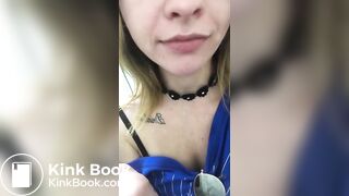 Swallowing shit from butt plug