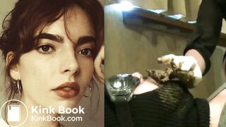Human Toilet Poop Feeding By Sexy Brat (Collage Edit)