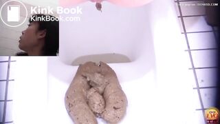 Japanese girls punish their toilet