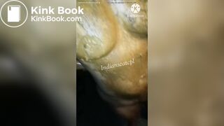 Indian girl cover with scat