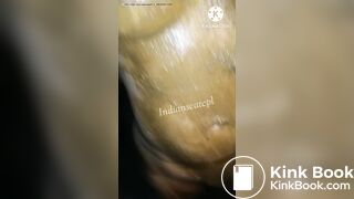 Indian girl cover with scat