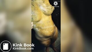 Indian girl cover with scat