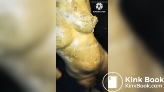 Indian girl cover with scat