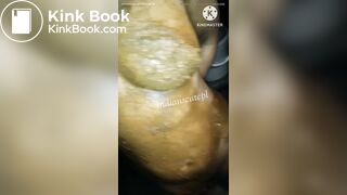 Indian girl cover with scat