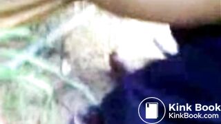 bbw poop in backyard