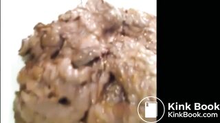 Soft shit on bathroom floor