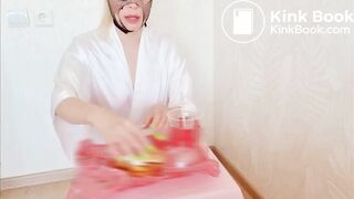 Eating a shit burger