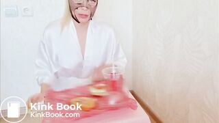 Eating a shit burger