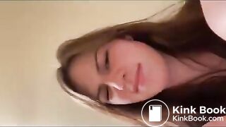 Beautiful blonde poop - video 2