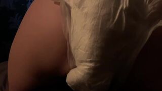 Girlfriend first diaper poop