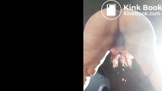 Big Booty BBW Takes Massive Dump Outside