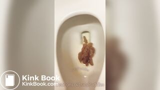 BBW Nude Public Bathroom HUGE SHIT