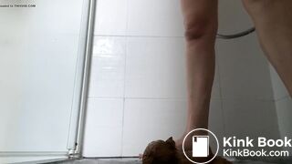 blonde pornstar huge shower shit