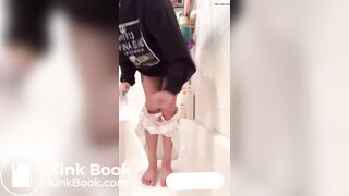 Very cute girl with shits