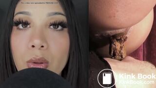 Sensual Latina Human Toilet Poop Eating (Collage Edit)