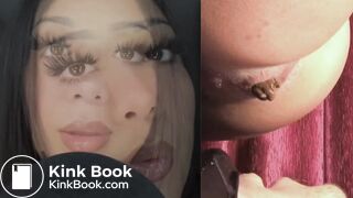 Sensual Latina Human Toilet Poop Eating (Collage Edit)