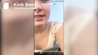 girl poop in camping