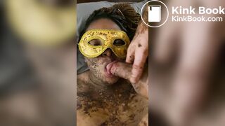 Shit-caked Yuna Silva nurses piss from my cock