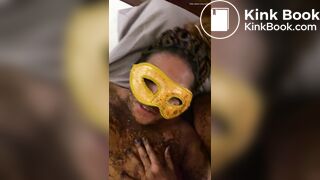 Shit-caked Yuna Silva nurses piss from my cock