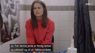 TV Show - Girl poops at boyfriends apartment