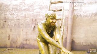 Diving in the manure pit full of cowshit