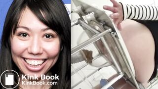 Human Toilet Funnel For Cute Asian Girl (Collage Edit)