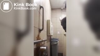 Girl Diarrhea on Wall