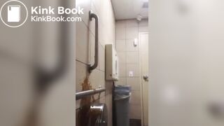 Girl Diarrhea on Wall