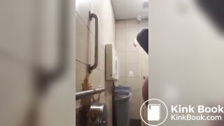 Girl Diarrhea on Wall