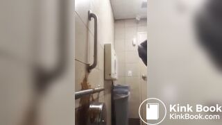 Girl Diarrhea on Wall