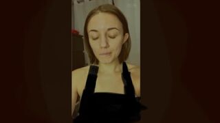 Sexy teen shitting panties