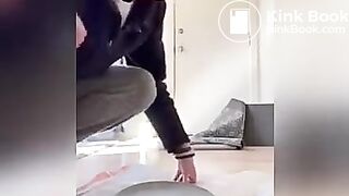 Blonde shitting diarrhea