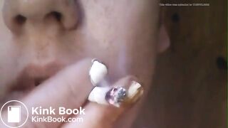 A poo and smoke on a forest latrine..