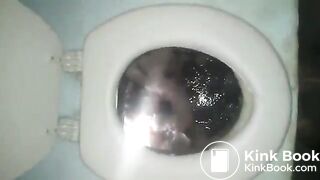 A poo and smoke on a forest latrine..