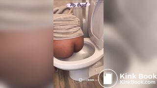Ebony Girl Dropped a Nice Load