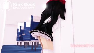 (Roblox) two roblox girls poop